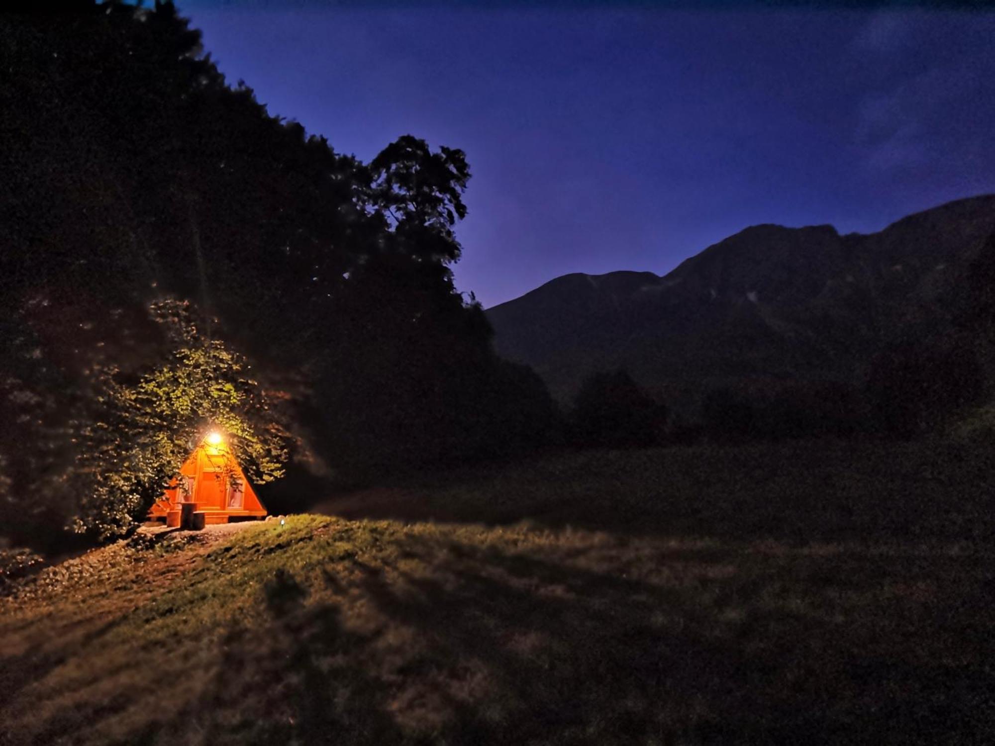 Glamping Krn Hotel Kobarid Kültér fotó