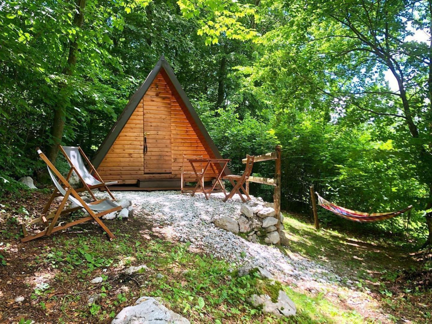 Glamping Krn Hotel Kobarid Kültér fotó