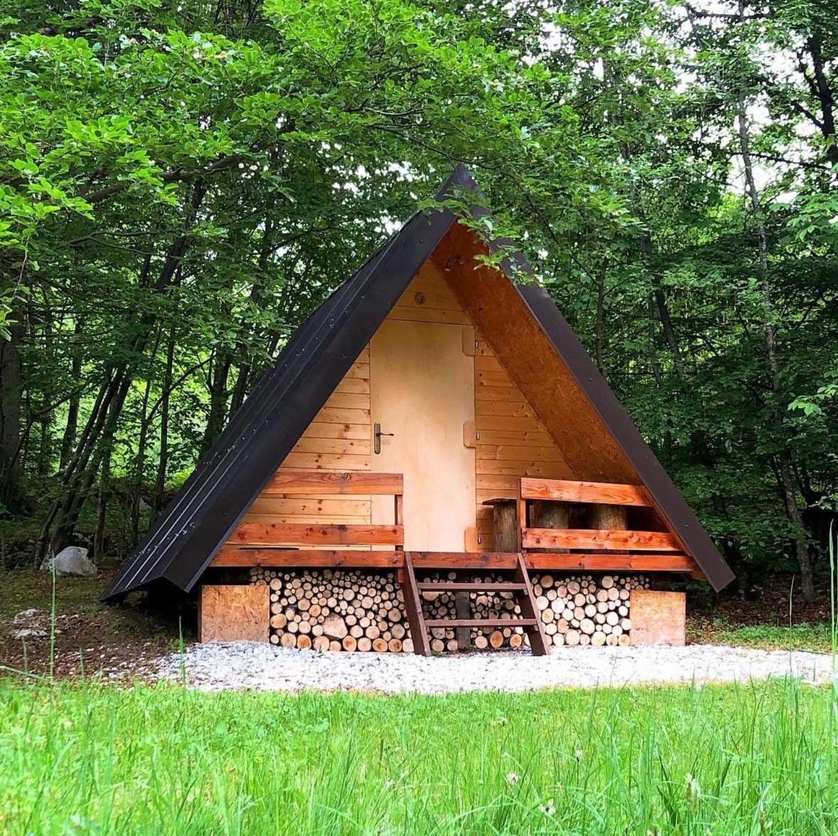 Glamping Krn Hotel Kobarid Kültér fotó