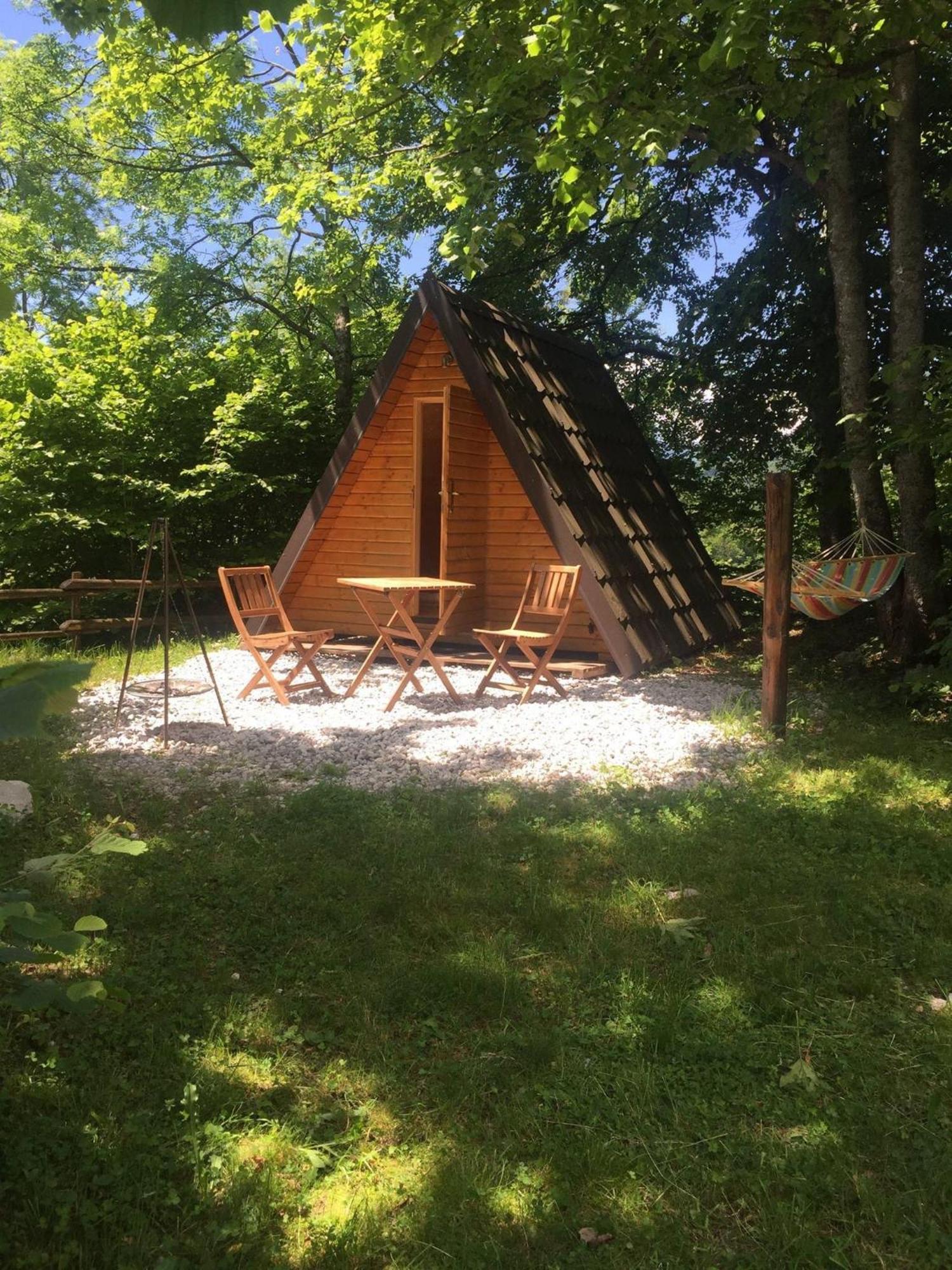 Glamping Krn Hotel Kobarid Kültér fotó