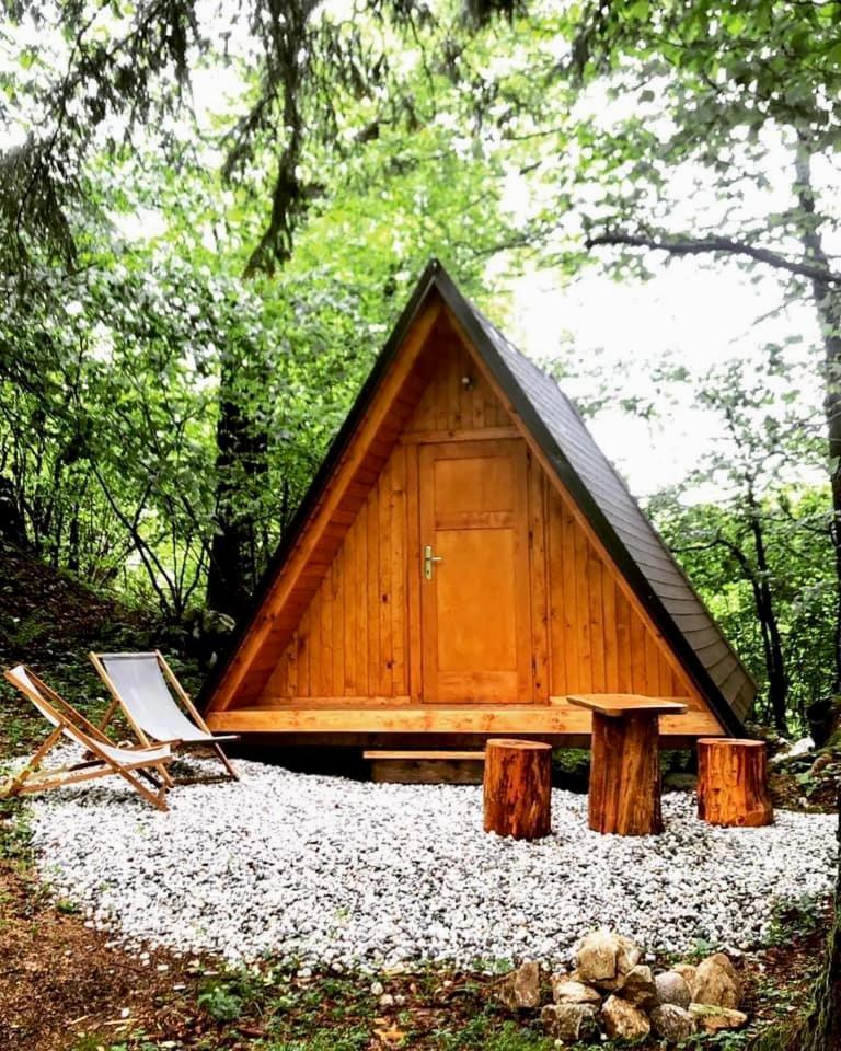 Glamping Krn Hotel Kobarid Kültér fotó